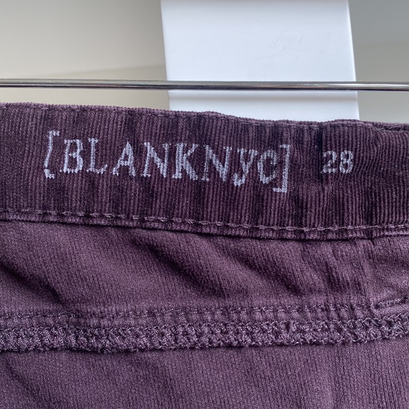💕HOST PICK 💕 Blank NYC Women’s skinny cords in burgundy - Picture 10 of 11